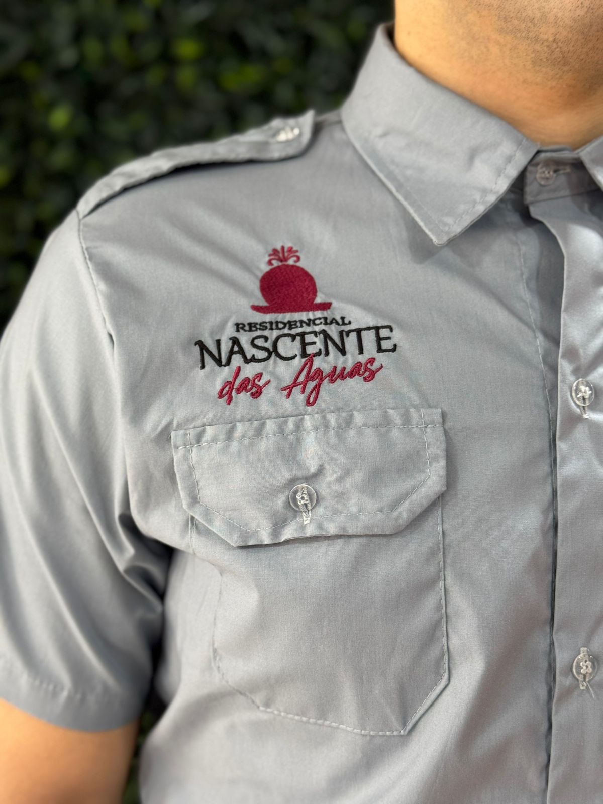 Camisa social grafite